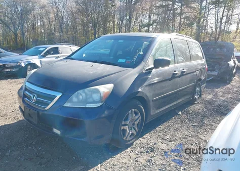 2006 Honda Odyssey Ex-L from USA, damaged, VIN 5FNRL38686B116405